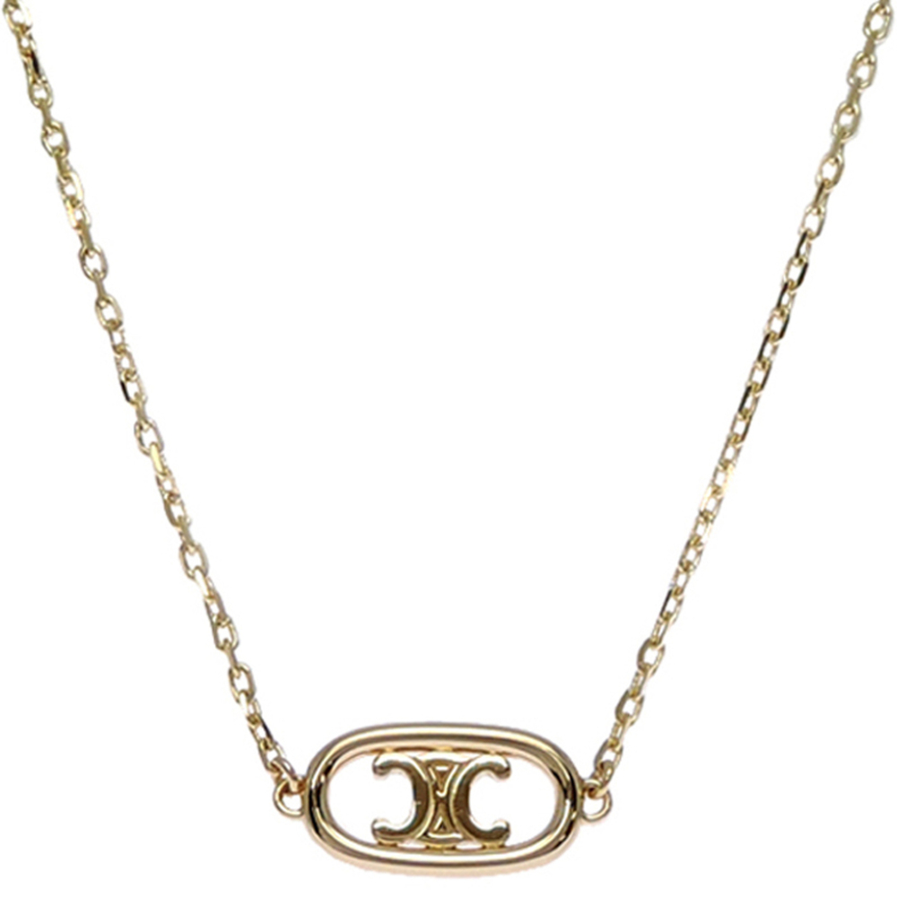 CELINE Gold Necklace